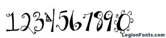 Fannys Treehouse Font, Number Fonts