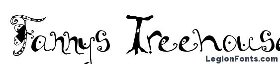шрифт Fannys Treehouse, бесплатный шрифт Fannys Treehouse, предварительный просмотр шрифта Fannys Treehouse
