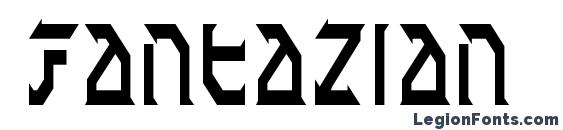 шрифт Fantazian Condensed, бесплатный шрифт Fantazian Condensed, предварительный просмотр шрифта Fantazian Condensed