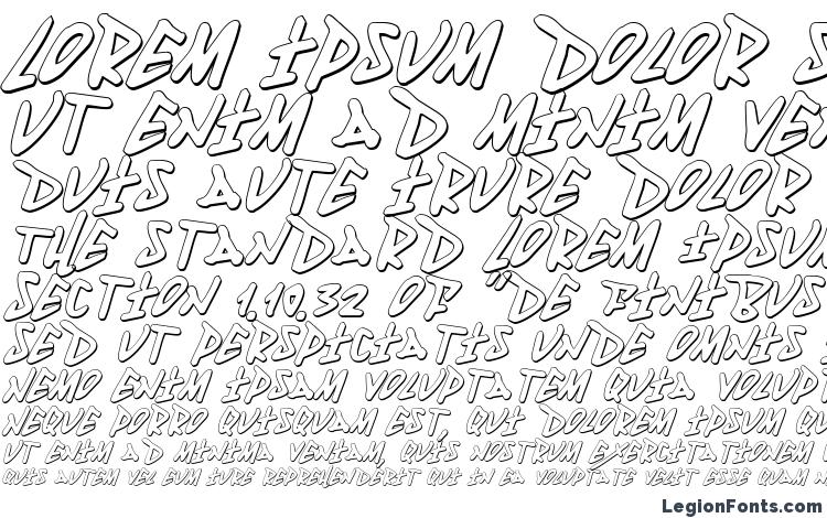 specimens Fantom 3D Italic font, sample Fantom 3D Italic font, an example of writing Fantom 3D Italic font, review Fantom 3D Italic font, preview Fantom 3D Italic font, Fantom 3D Italic font