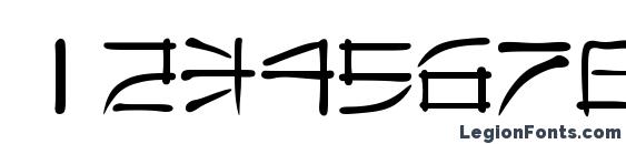 Far East Font, Number Fonts