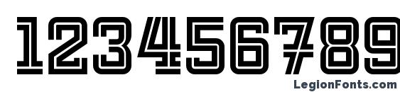 Fargo Faro NF Font, Number Fonts