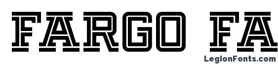 Fargo Faro NF font, free Fargo Faro NF font, preview Fargo Faro NF font