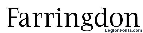 Farringdon Regular DB Font