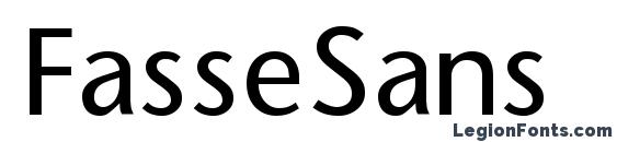 FasseSans font, free FasseSans font, preview FasseSans font
