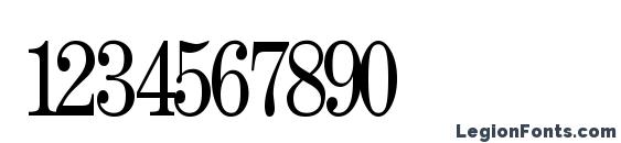 Fast regular Font, Number Fonts