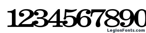 Fastpardontype32 bold Font, Number Fonts