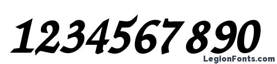 Fatescripttext29 bold Font, Number Fonts