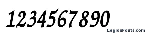Fatescripttext29 regular ttcon Font, Number Fonts