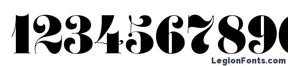 Fatfacec Font, Number Fonts