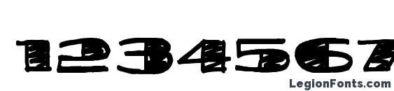 Fatsb Font, Number Fonts