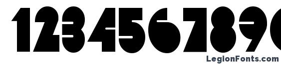 Fatso condensed normal Font, Number Fonts