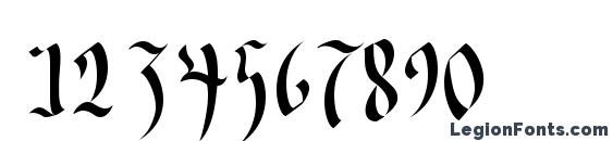 Faustus Font, Number Fonts