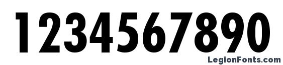 Favoritcondc bold Font, Number Fonts