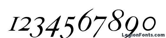 FCaslonFortyTwoAltsITC TT Font, Number Fonts