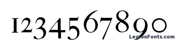 FCaslonFortyTwoSCITC TT Font, Number Fonts