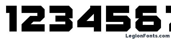 Fear factor Font, Number Fonts