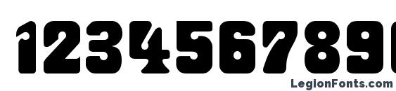 FEARGUS Regular Font, Number Fonts