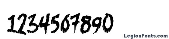 Fearless Font, Number Fonts