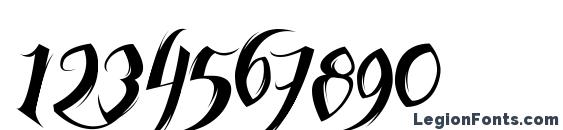 Feathergraphy Decoration Font, Number Fonts