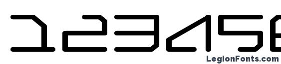 Federapolis Expanded Font, Number Fonts