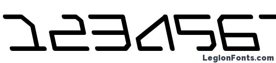 Federapolis Leftalic Font, Number Fonts