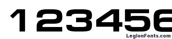 Federation 2 Font, Number Fonts