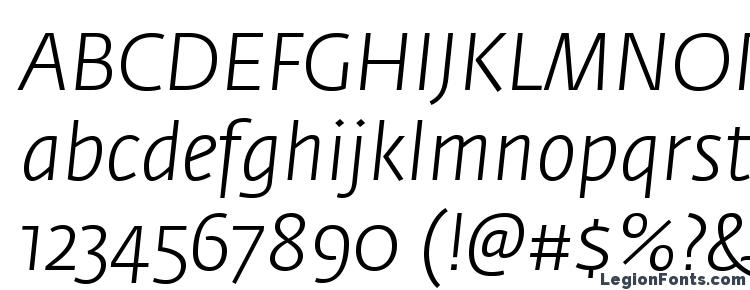 glyphs FedraSansPro LightItalic font, сharacters FedraSansPro LightItalic font, symbols FedraSansPro LightItalic font, character map FedraSansPro LightItalic font, preview FedraSansPro LightItalic font, abc FedraSansPro LightItalic font, FedraSansPro LightItalic font