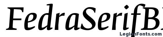 FedraSerifBPro NormalItalic font, free FedraSerifBPro NormalItalic font, preview FedraSerifBPro NormalItalic font