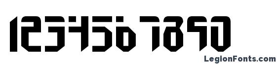 Fedyral Expanded Font, Number Fonts