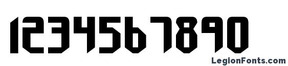Fedyral II Expanded Font, Number Fonts