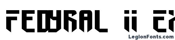 Fedyral II Expanded Font, Modern Fonts