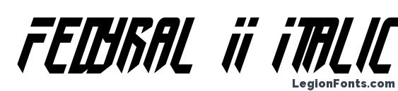 Fedyral II Italic font, free Fedyral II Italic font, preview Fedyral II Italic font