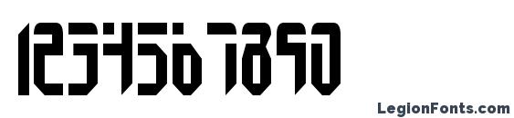 Fedyral3 Font, Number Fonts