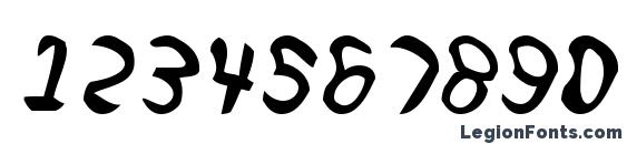 Feetish Font, Number Fonts