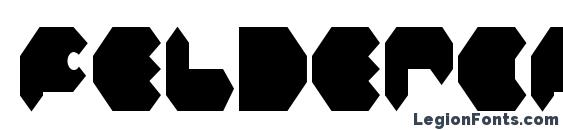 Feldercarb Condensed Font