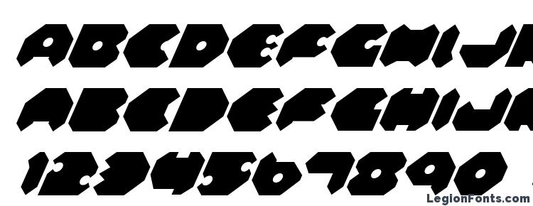 глифы шрифта Feldercarb Italic, символы шрифта Feldercarb Italic, символьная карта шрифта Feldercarb Italic, предварительный просмотр шрифта Feldercarb Italic, алфавит шрифта Feldercarb Italic, шрифт Feldercarb Italic