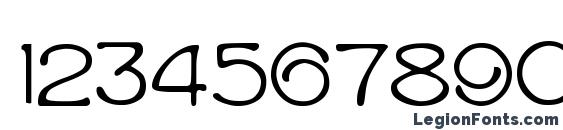 Fellenni caps Font, Number Fonts