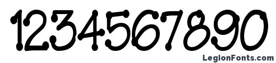 Feltpointnew35 regular ttcon Font, Number Fonts