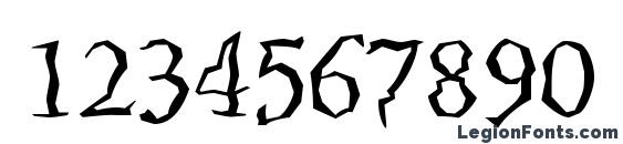 Fenderbenderssk Font, Number Fonts