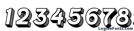 FenwickOlden Regular Font, Number Fonts