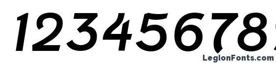 FenwickRg Italic Font, Number Fonts