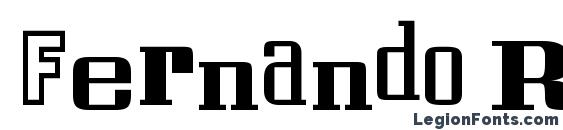 Fernando Regular font, free Fernando Regular font, preview Fernando Regular font