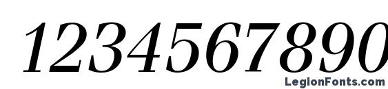 Ferrara Italic Font, Number Fonts