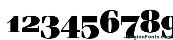 Ferrara Osf Ultra Regular Font, Number Fonts