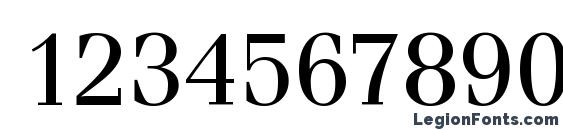 Ferrara Regular Font, Number Fonts