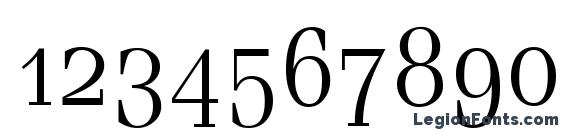 FerventSmc Regular DB Font, Number Fonts