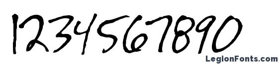 festus Font, Number Fonts