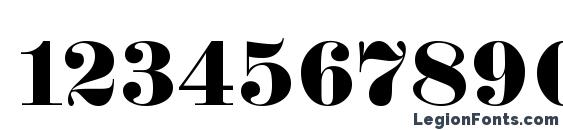 Feta normal Font, Number Fonts