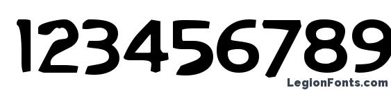 Fetma heavy Font, Number Fonts